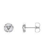 Brinco Cluster em Ouro 14k com Diamantes Naturais – Modelo 10