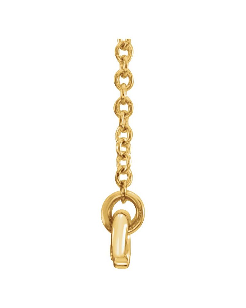 Colar Orgânico Barra Cravejado em Ouro 14k com Diamantes Naturais