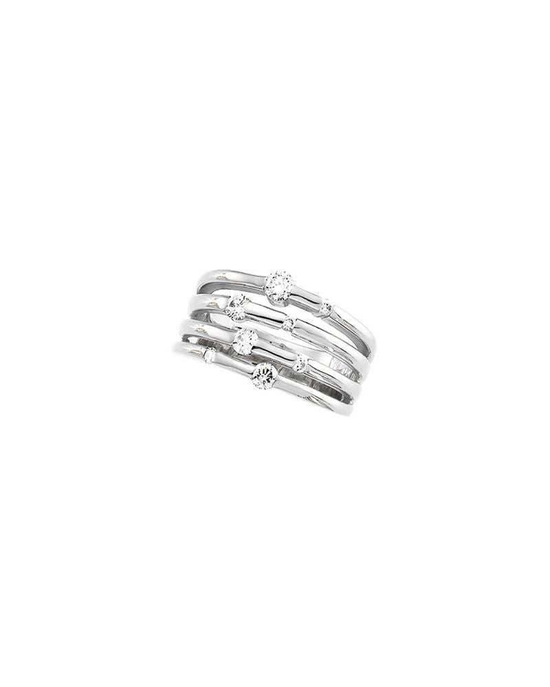 Anel Mão Direita Cravejado em Ouro 14k com Diamantes Naturais – Modelo 7