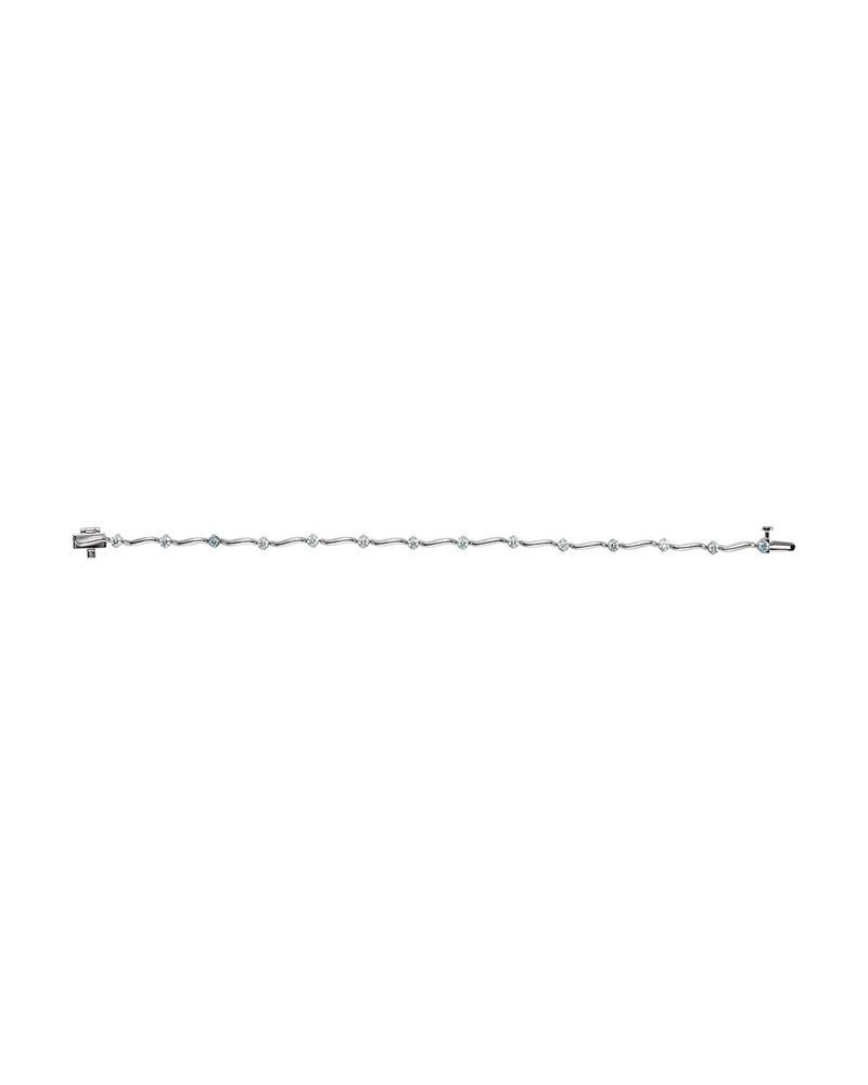 Pulseira Riviera em Ouro 14k com Diamantes Naturais – Modelo 17