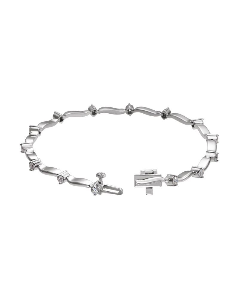 Pulseira Riviera em Ouro 14k com Diamantes Naturais – Modelo 17