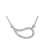 Colar Paisley Cravejado em Ouro 14k com Diamantes Naturais