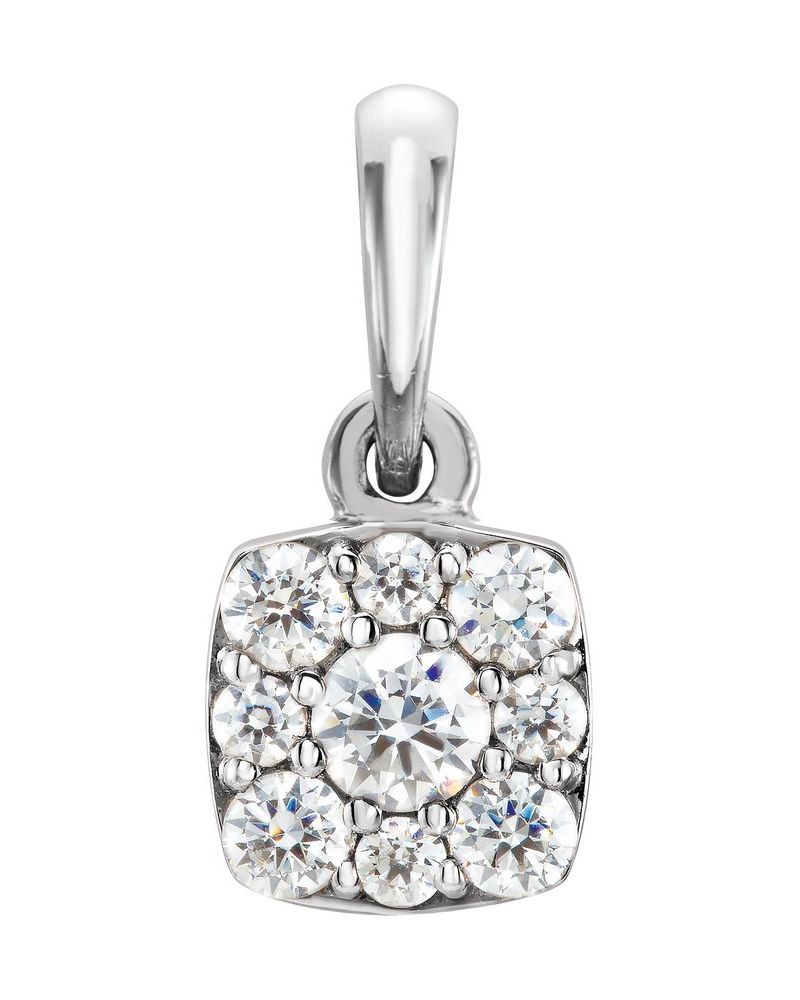 Pingente Cluster em Ouro 14k com Diamantes Naturais – Modelo 5
