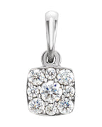 Pingente Cluster em Ouro 14k com Diamantes Naturais – Modelo 5