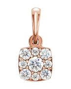 Pingente Cluster em Ouro 14k com Diamantes Naturais – Modelo 5