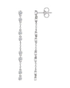 Brinco Corrente em Ouro 14k com Diamantes Naturais