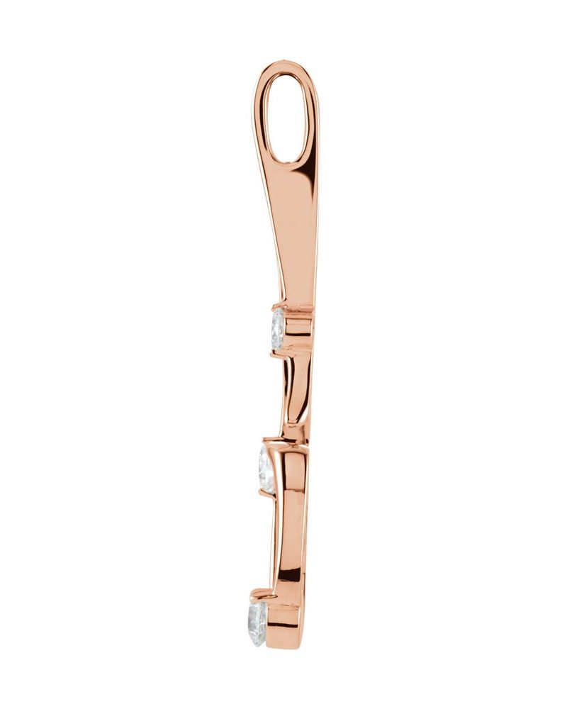 Pingente Orgânico Cravejado em Ouro 14k com Diamantes Naturais – Modelo 6