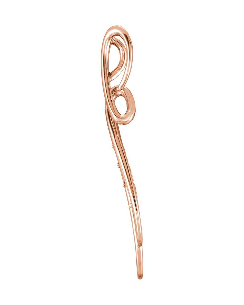 Pingente Orgânico Cravejado em Ouro 14k com Diamantes Naturais – Modelo 7