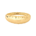Bracelete Folheado a Ouro com Detalhes Texturizados