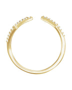 Anel Geométrico em Ouro 14k com Diamantes Naturais – Modelo 2