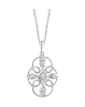 Colar Filigrana em Ouro 14k com Diamantes Naturais