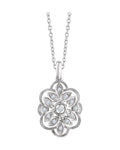 Colar Granulado Filigrana em Ouro 14k com Diamantes Naturais – Modelo 4