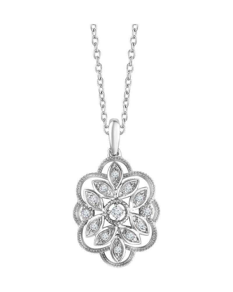 Colar Granulado Filigrana em Ouro 14k com Diamantes Naturais – Modelo 4