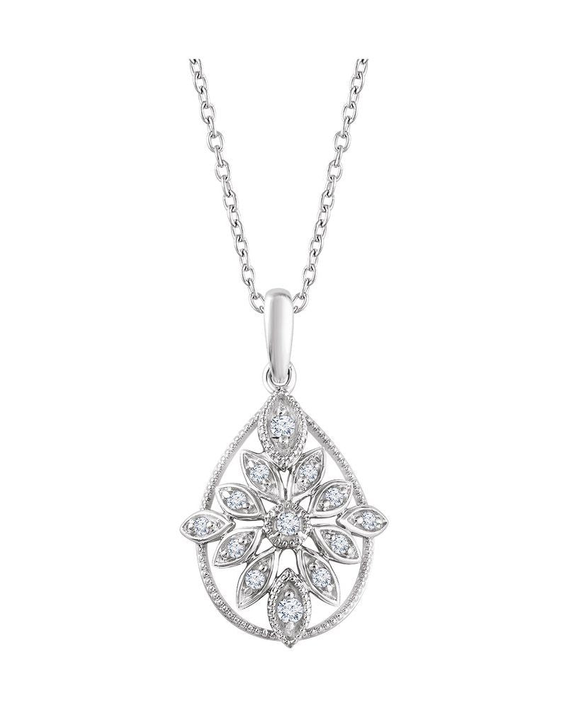 Colar Granulado Filigrana em Ouro 14k com Diamantes Naturais – Modelo 2