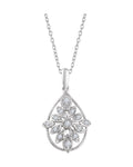 Colar Granulado Filigrana em Ouro 14k com Diamantes Naturais – Modelo 2