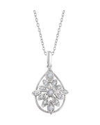 Colar Granulado Filigrana em Ouro 14k com Diamantes Naturais – Modelo 2
