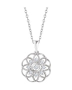 Colar Granulado Filigrana em Ouro 14k com Diamantes Naturais – Modelo 3