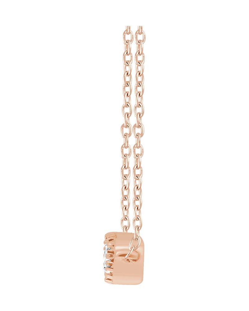 Colar Bolinhas Barra em Ouro 14k com Diamantes Naturais