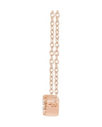 Colar Bolinhas Barra em Ouro 14k com Diamantes Naturais