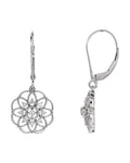 Brinco Granulado Filigrana em Ouro 14k com Diamantes Naturais – Modelo 3