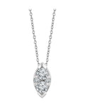 Colar Cluster em Ouro 14k com Diamantes Naturais – Modelo 7