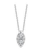 Colar Cluster em Ouro 14k com Diamantes Naturais – Modelo 7