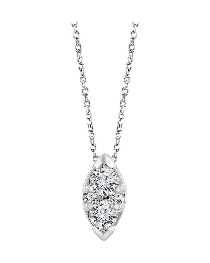 Colar Cluster em Ouro 14k com Diamantes Naturais – Modelo 7