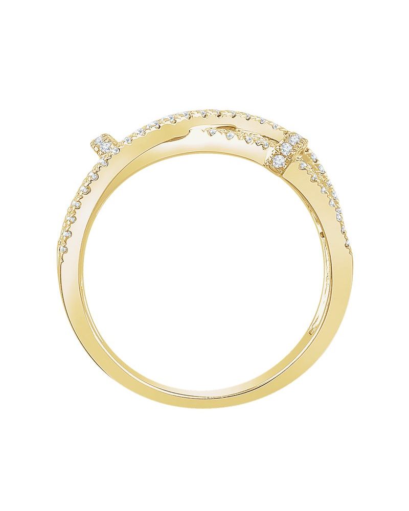 Anel Cravejado em Ouro 14k com Diamantes Naturais – Modelo 21
