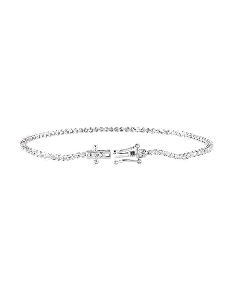 Pulseira Riviera em Ouro 14k com Diamantes Naturais – Modelo 8