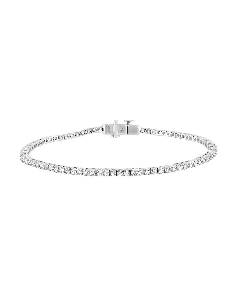 Pulseira Riviera em Ouro 14k com Diamantes Naturais – Modelo 7