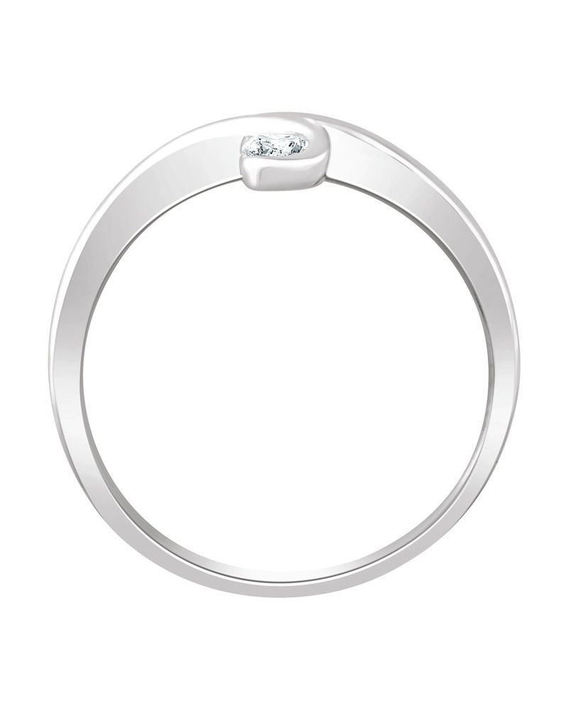 Anel Duas Pedras Bypass em Ouro 14k com Diamantes Naturais – Modelo 6