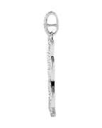 Pingente Cruz de Malta em Ouro 14k com Diamantes Naturais – Modelo 2