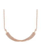 Colar Torcido Barra em Ouro 14k com Diamantes Naturais – Modelo 2