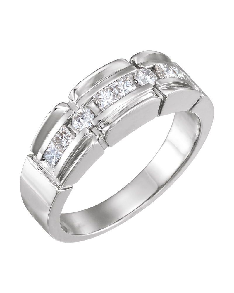 Anel Cravejado em Ouro 14k com Diamantes Naturais – Modelo 29