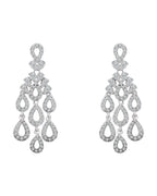 Brinco Candelabro em Ouro 14k com Diamantes Naturais