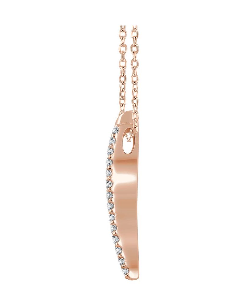 Colar Barra em Ouro 14k com Diamantes Naturais – Modelo 6