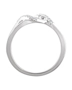 Anel Entrelaçado em Ouro 14k com Diamantes Naturais – Modelo 2