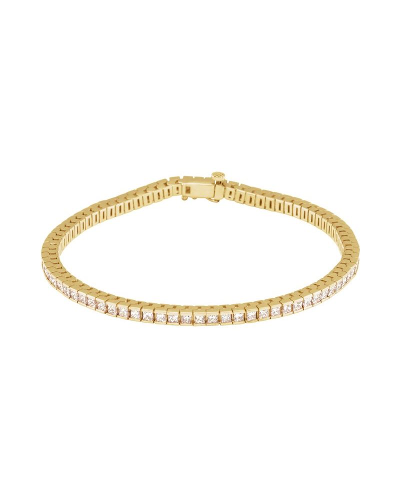 Pulseira Riviera em Ouro 14k com Diamantes Naturais – Modelo 19