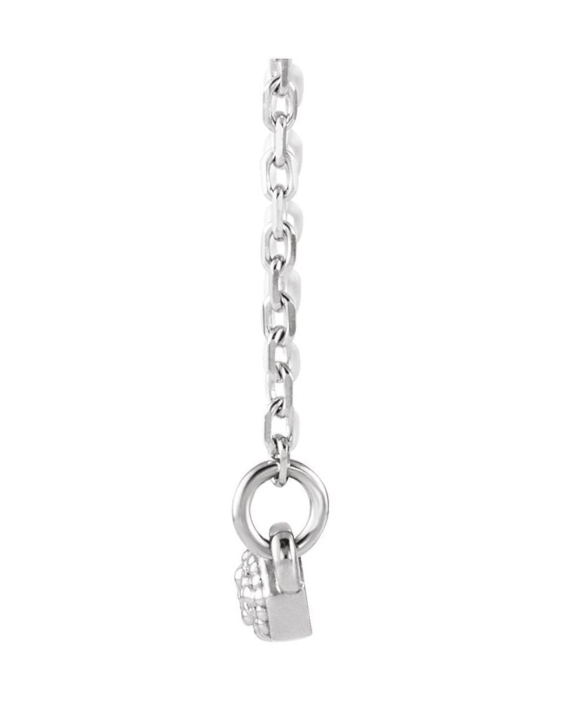 Colar Barra Cravejado em Ouro 14k com Diamantes Naturais – Modelo 15