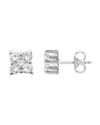 Brinco Cluster em Ouro 14k com Diamantes Naturais – Modelo 13