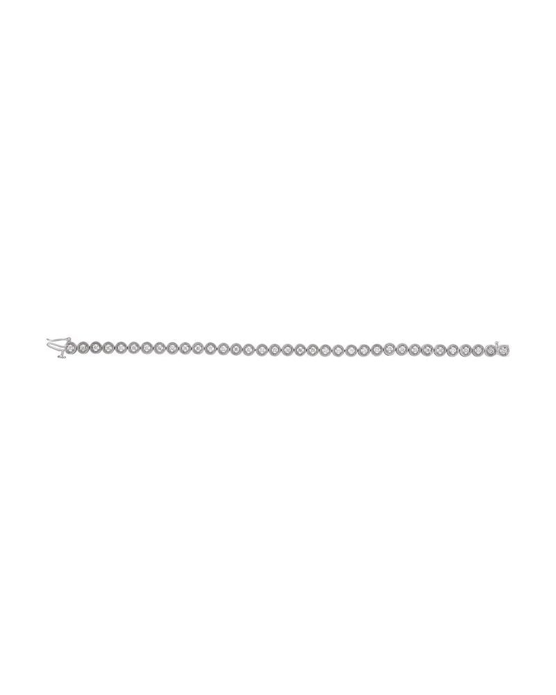 Pulseira Riviera em Ouro 14k com Diamantes Naturais – Modelo 14