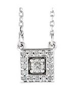 Colar Halo em Ouro 14k com Diamantes Naturais – Modelo 11