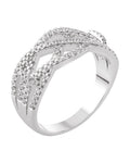 Anel Entrelaçado em Ouro 14k com Diamantes Naturais – Modelo 17