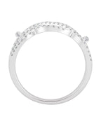 Anel Entrelaçado em Ouro 14k com Diamantes Naturais – Modelo 17