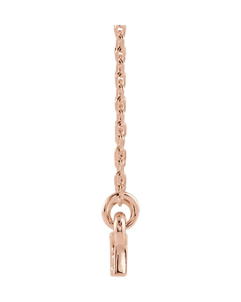 Colar Geométrico Barra em Ouro 14k com Diamantes Naturais