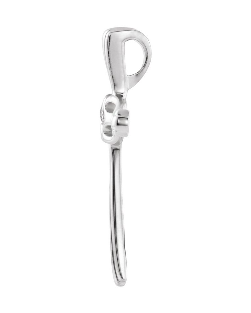 Pingente Cruz em Ouro 14k com Diamantes Naturais – Modelo 20