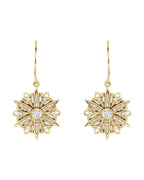 Brinco Vintage em Ouro 14k com Diamantes Naturais – Modelo 6