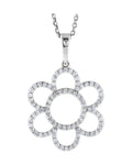 Colar Floral Cravejado em Ouro 14k com Diamantes Naturais – Modelo 3