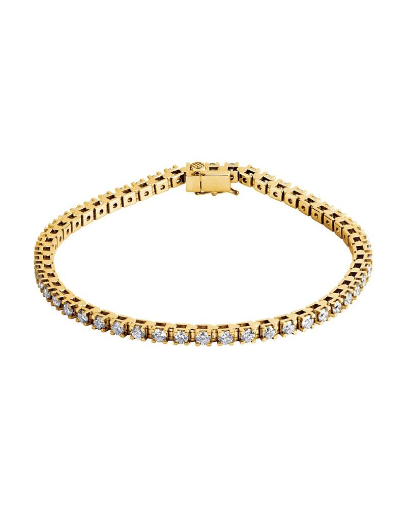 Pulseira Riviera em Ouro 14k com Diamantes de Laboratório – Modelo 21