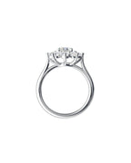 Anel Cluster em Ouro 14k com Diamantes Naturais – Modelo 9